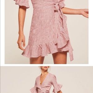 Reformation Kelsey Dress in July Stripe I Size S
